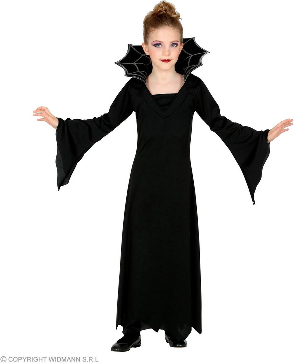 Vampier & Dracula Kostuum | Draculala Van Kasteel Lalastijn | Meisje | Maat 164 | Halloween | Verkleedkleding